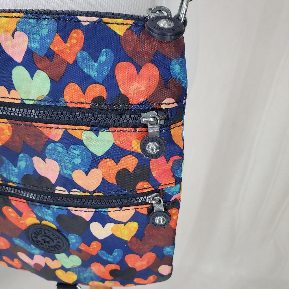 Kipling Rizzi Printed Convertible Mini Bag Wear 4 Ways With Charm Sold Out EUC - Picture 16 of 16